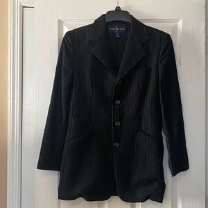 VTG 70’s Ralph Lauren Wool Pinstripe Pinstriped Blazer